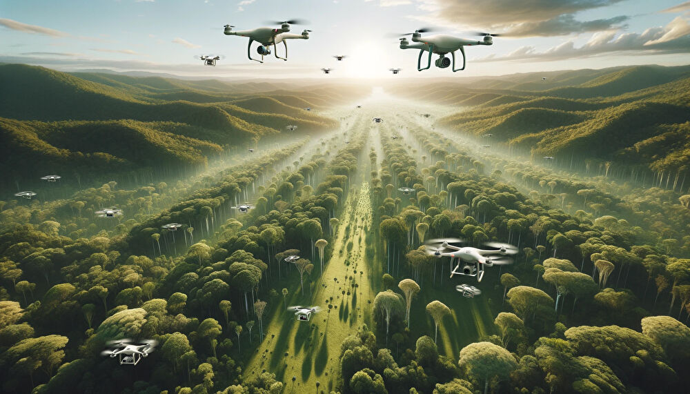 Drone Sürüleri ile Orman Yangınlarına Hızlı Müdahale