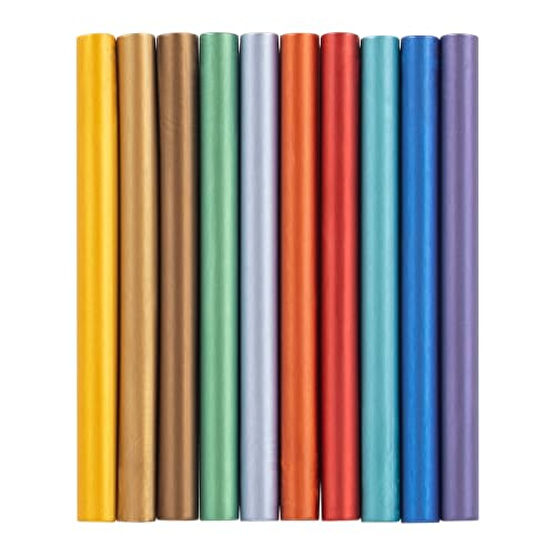 10PCS Wax Seal, Glue Gun Wax Seal Sticks for Stamp Letter Envelope Wedding Invitation Ağda Ürünleri ve Makineleri Fiyatı