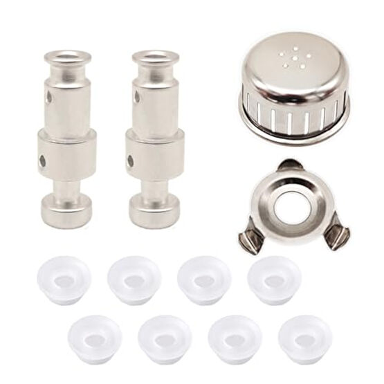 12 Pcs Float Valve for Instant Pot - Replacement Parts with 8 Valve Gaskets, Anti-Block Shield & Shroud Bracket - Premium for Duo 3, 5, 6 Qt, Duo Plus 3, 6 Qt, Ultra 3, 6, 8 Qt, Lux 3 Qt by Eiranoly Düdüklü Tencereler Fiyatı