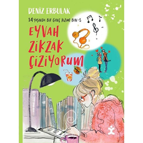 14 Yaşında Bir Genç Kızım Ben 3 - Eyvah Zikzak Çiziyorum - Deniz Erbulak Çocuk Roman Fiyatı