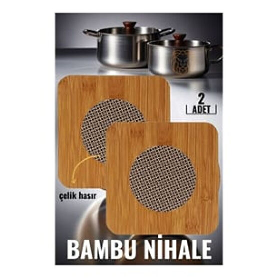 2 li Bambu Çelik Telli Nihale Falper Design 719373 Endüstriyel Mutfak Ekipmanları Fiyatı