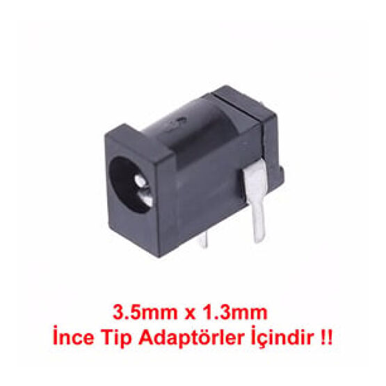 3.5mm x 1.3mm DC Güç Soketi Plastik DC002 Pcb Tip Adaptör Bağlant Sunucu Fiyatı