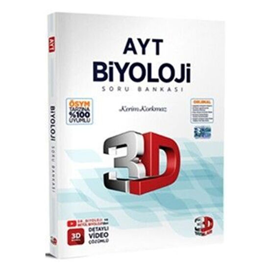 3D Yayınları 3d Ayt Biyoloji Soru Bankası 2024 Ders Sınav Kitapları Fiyatı