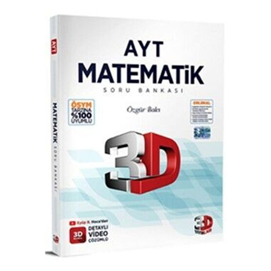 3D Yayınları 3d Ayt Matematik Soru Bankası 2024