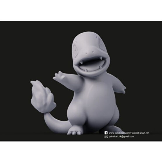 3duman Pokemon Charmander Figürü  Beyaz  5 x 10 cm Aksiyon Figürleri Fiyatı