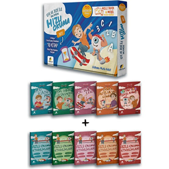 4 Boyut Yayınları 10 Kitap Efe ve Jedi Ile Anlayarak Hızlı Okuma Seti Çocuk Oyuncağı Fiyatı