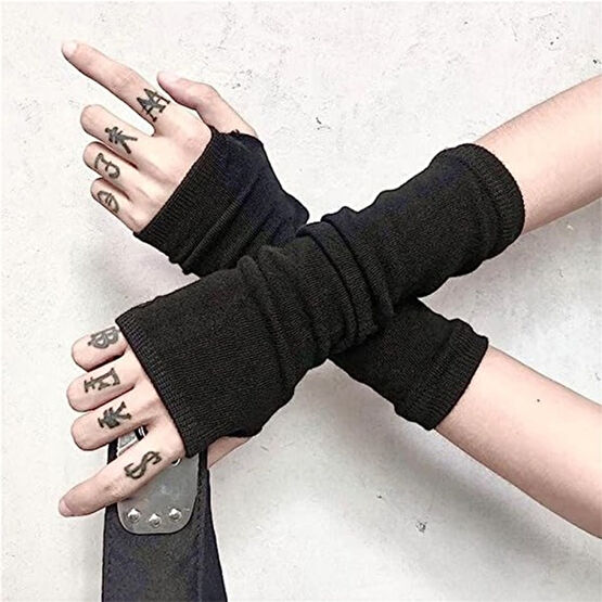 444 Marka Anime Kolluk Parmak Geçmeli Grunge Punk Naruto Itachi Hatake Kakashi Kolluk Eldiven (Outdoor) Fiyatı
