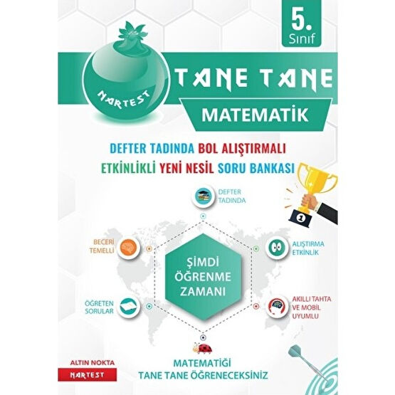 5. Sınıf Yeşil Defter Tadında Tane Tane Matematik Matematik Fiyatı