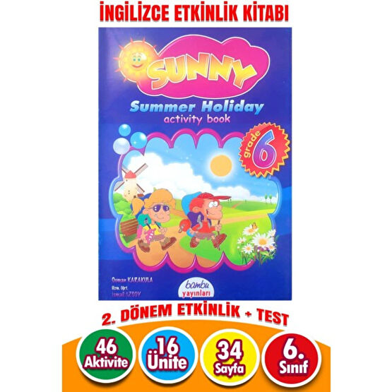 6. Sınıf 2. Dönem İngilizce Etkinlik Testi Tüm Dersler Fiyatı