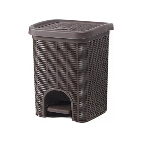 6l, Barnacle Pedal Çöp Kutusu, Kapalı Ev Çöp Kutusu(Yurt Dışından) - Kahverengi Çöp Kovaları Fiyatı