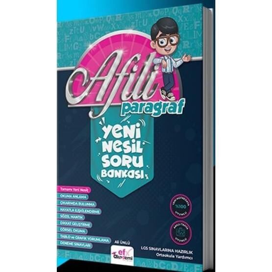 8. Sınıf Lgs Afili Paragraf Yeni Nesil Soru Bankası-Efx Akademi Yayınları