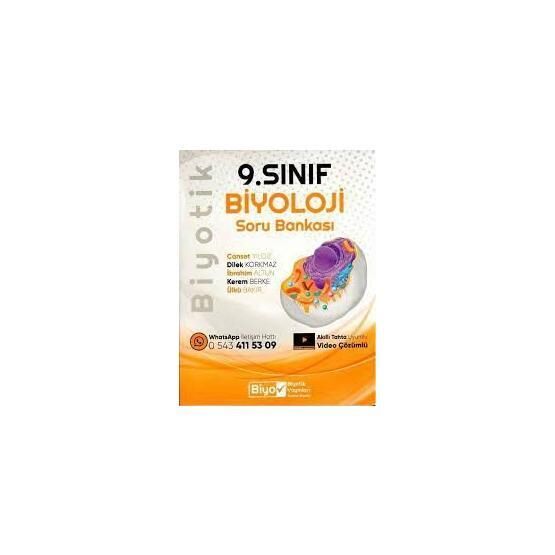9. Sınıf Biyoloji Biyotik Soru Bankası - Biyotik Yayınları
