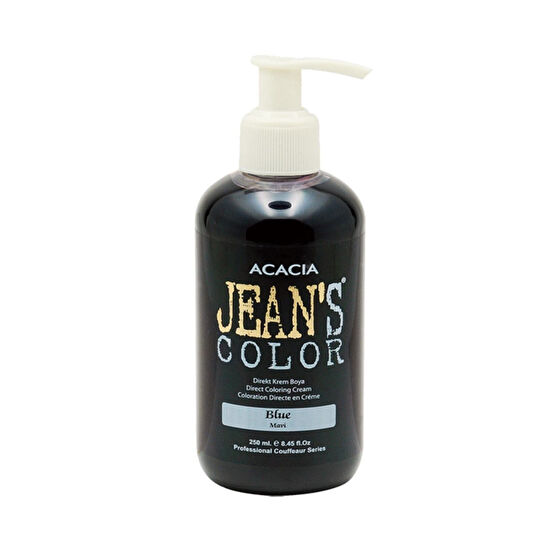 Acacia Jeans Color Mavi 250ml. Blue Amonyaksız Balyaj Renkli Saç Boyası