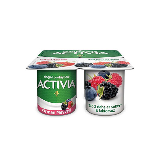 Activia Doğal Probiyotikli Orman Meyveli Yoğurt 4x100 g Yoğurt Fiyatı