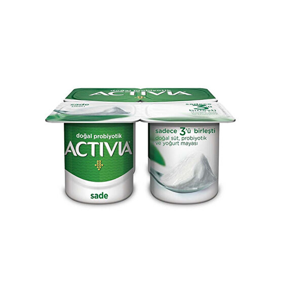 Activia Doğal Probiyotikli Sade Yoğurt 4x100 g Yoğurt Fiyatı