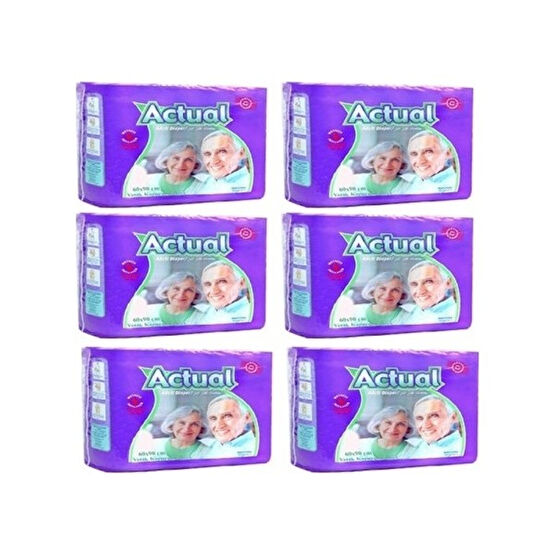 Actual 60 x90 cm Yatak Koruyucu Örtü 180 Adet Hasta Bezleri ve Temizliği Fiyatı