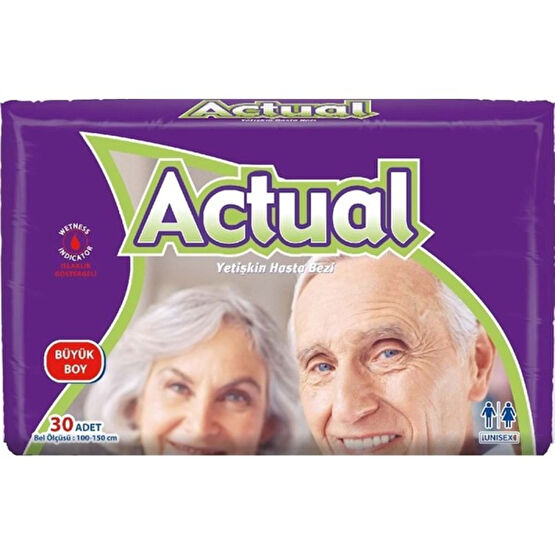 Actual Hasta Bezi Bağlamalı 30 Adet Large - L Hasta Bezleri ve Temizliği Fiyatı