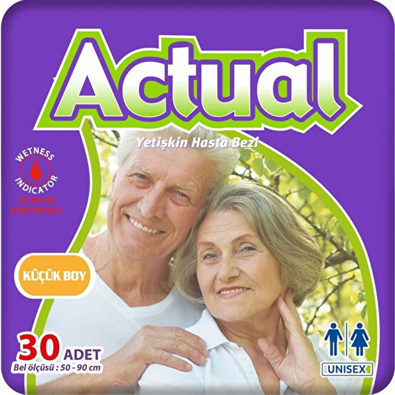 Actual Small Beden Küçük Boy Yetişkin Hasta Bezi 30 Adet Hasta Bezleri ve Temizliği Fiyatı