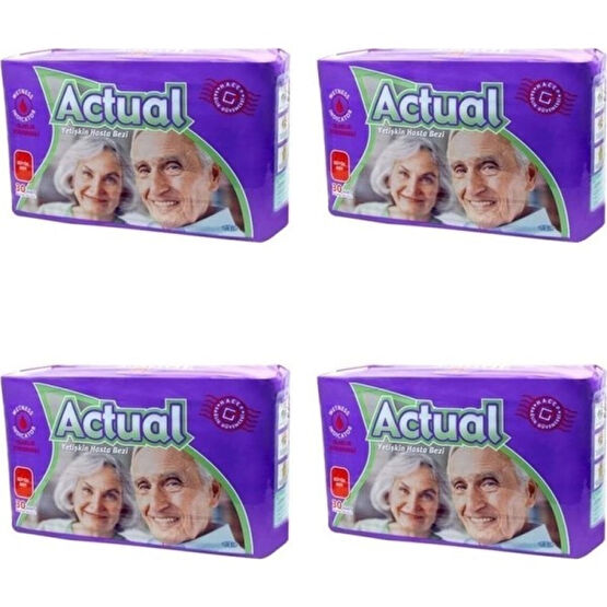 Actual Yetişkin Hasta Bezi Large / 30'Lu 4 Adet - L Hasta Bezleri ve Temizliği Fiyatı