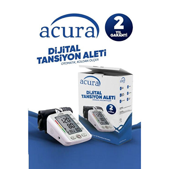Acura Ac-433 Tam Otomatik Elektronik Üst Koldan Ölçer Tansiyon Aleti 99 Ölçüm Hafızalı Tansiyon Aleti Fiyatı