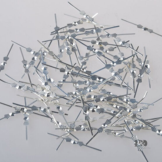 Ada Avize Avize Bağlantı Aparatı Papyon Gümüş Renk 20 ADET(33MMX3,5MM) - 1'li Avize Fiyatı