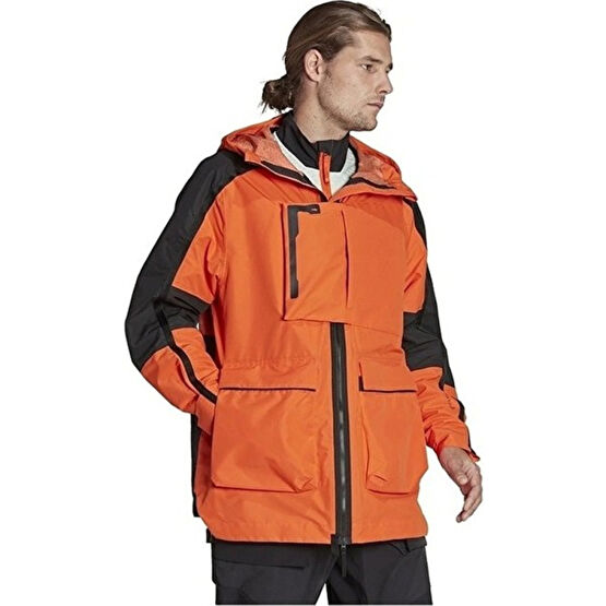 Adidas Terrex Xploric Rain.rdy City Erkek Turuncu Su Geçirmez Outdoor Yagmurluk Erkek Yağmurluk Fiyatı