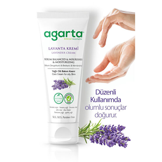Agarta Doğal Lavanta Cilt Bakım Kremi 75 ml