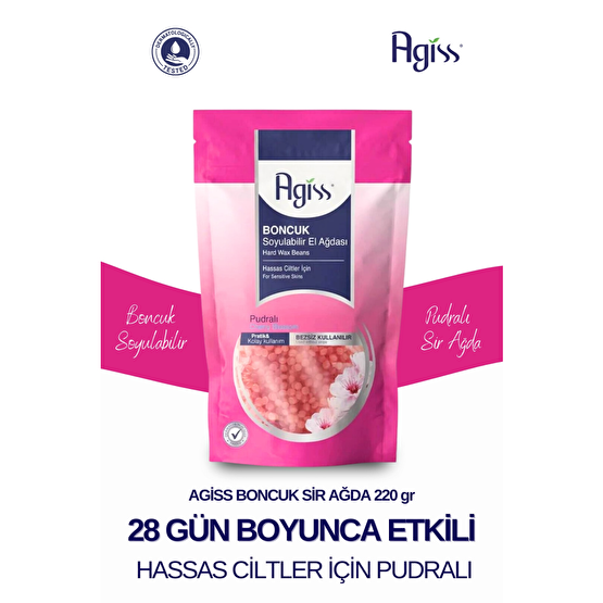 AGISS Hassas Ciltler Için Boncuk Soyulabilir Inci El Ağdası Ağda Ürünleri ve Makineleri Fiyatı