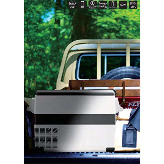 Ahmet Otomotiv Araç Buzdolabı 45LT Hacimli 12V-24V Oto Buzdolabı Fiyatı