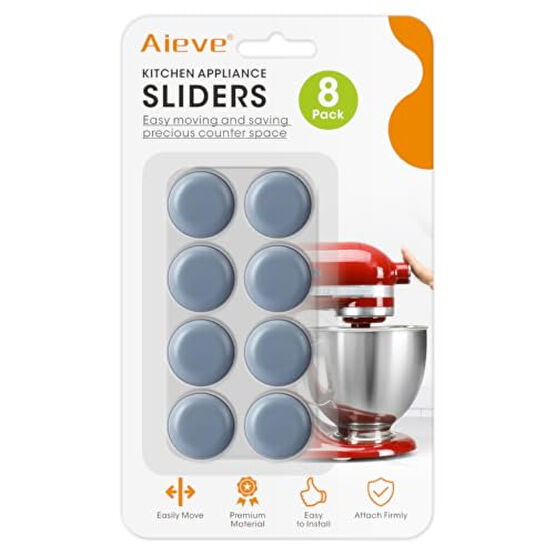 Aieve Appliance Sliders, 8 Pcs Small Appliance Slider for Countertop, Self Adhesive Home Finds Caster Wheels Rollers, Kitchen Must Have Gadgets for Stand Mixers, Coffee Makers, Air Fryers Düdüklü Tencereler Fiyatı
