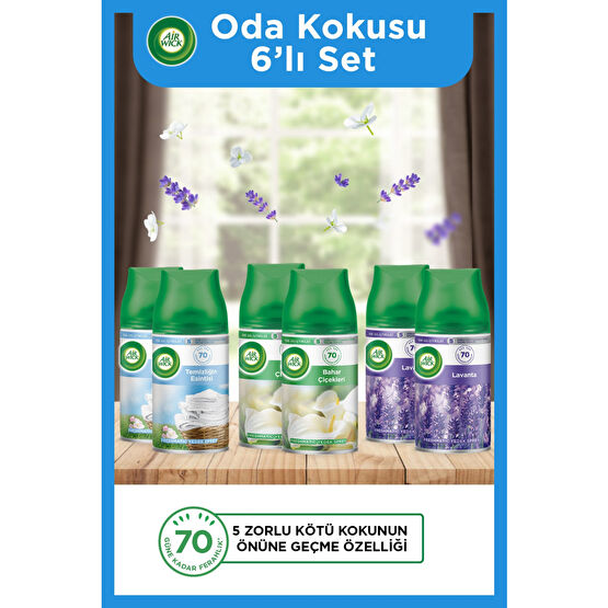 Air Wick Oda Kokusu Freshmatic Makine Yedek Spreyi 250 Ml X 6