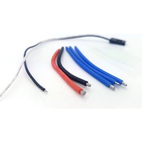 Airbot 80084 Esc Cable Sets Incl Power Input Wire Pwm And - Gri Drone Fiyatı