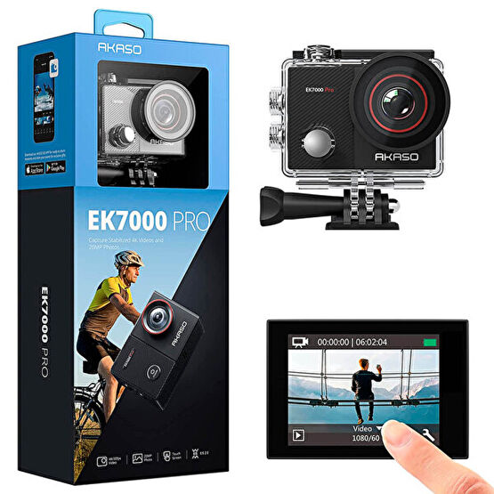 Akaso Ek7000 Pro 4K Wi-Fi Aksiyon Kamera ve Aksesuar Seti Aksiyon Kameralar Fiyatı