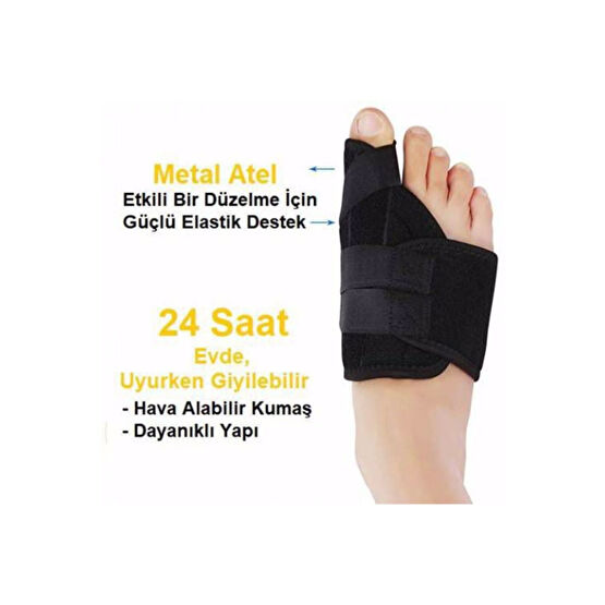 Akselife Medikal Halluks Valgus Gece Ateli Ayak Baş Parmak Bunyon Koruyucu 1 Çift (SAĞ VE SOL) Ortopedik Ürünler Fiyatı