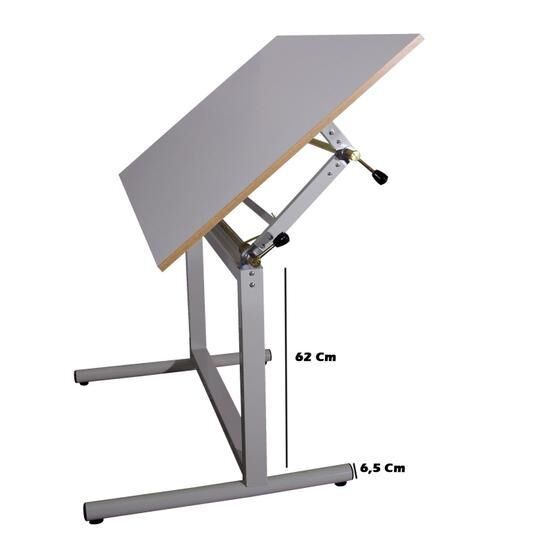 Akyazı 80x120 Ahşap Tablalı Profesyonel Çizim Masası