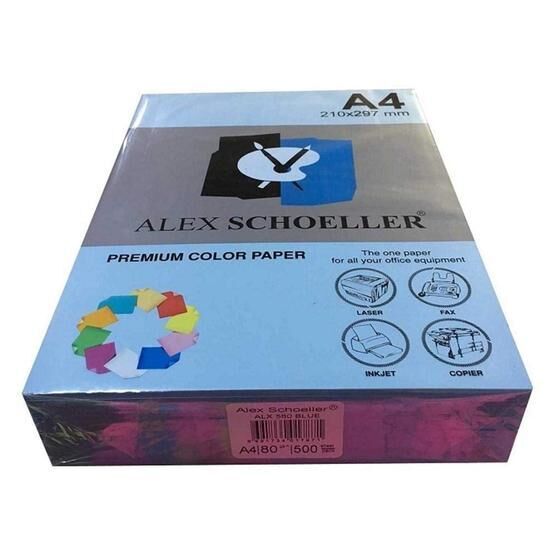 Alex Schoeller A4 500'lü Turkuaz 620 Fotokopi Kağıdı