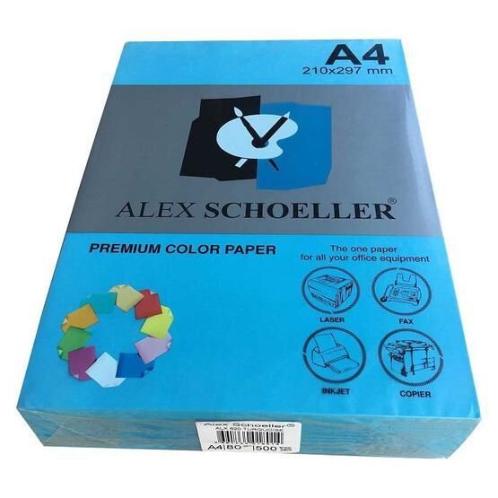 Alex Schoeller A4 500'lü Turkuaz 620 Fotokopi Kağıdı