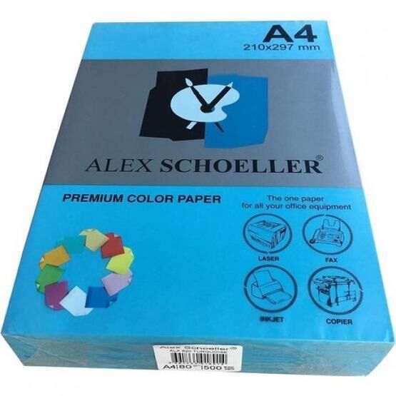 Alex Schoeller A4 500'lü Turkuaz 620 Fotokopi Kağıdı