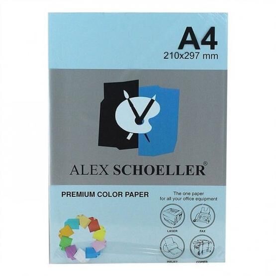 Alex Schoeller ALX-580 Mavi 500'lü Renkli Fotokopi Kağıdı