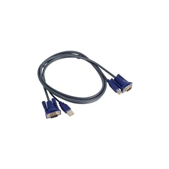 Alfais 4535 USB KVM Switch VGA Yazıcı Kablosu Görüntü Kablosu Fiyatı