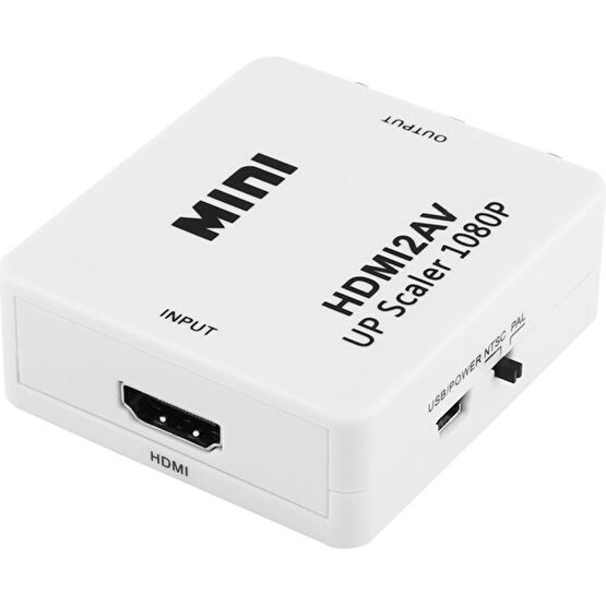 Alfais 4552 HDMI To Av Rca Tos Video Çevirici Dönüştürücü Adaptör Bilgisayar Çevirici ve Adaptörü Fiyatı