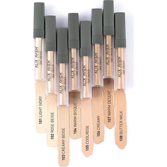 Alix Avien Likit Göz Altı Kapatıcısı - Orta Ten Nötr Cilt Alt Tonu - Liquid Concealer 106 Creamy Concealer Fiyatı