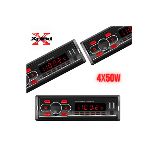 All Avcill All-2700 Bluetooth Oto Teyp Çift Usbli Araba Teyibi Kumandalı Oto Teyip Mp3 Çalar Oto Teypleri Fiyatı