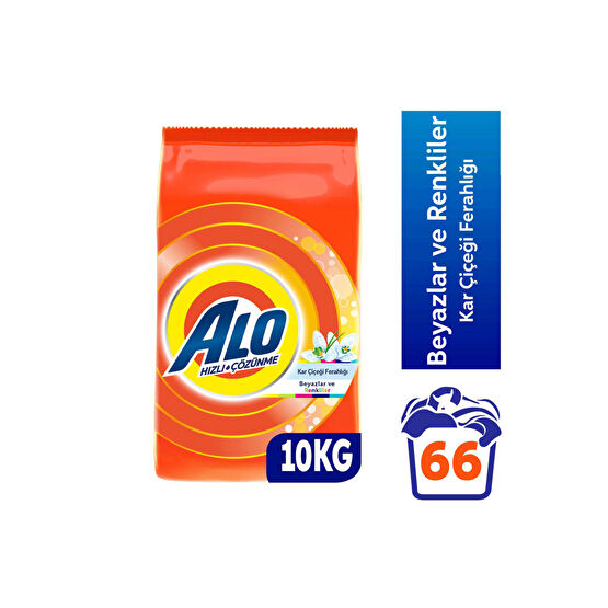 Alo 10 Kg Kar Çiçeği Ferahlğı Beyazlar Ve Renkliler Hızlı Çözülme Toz Deterjan Çamaşır Deterjanı Fiyatı