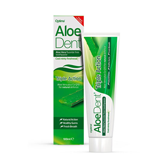 AloeDent Mucize Aloevera Ile 3 Etkili Diş Macunu Florür Ve Sls Içermeyen Doğal Beyazlık - 100ml Diş Macunları Fiyatı