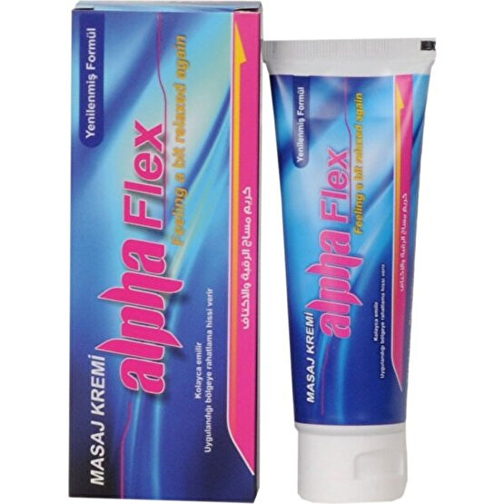 Alpha Flex Masaj Kremi 75ML Vücut Sıkılaştırıcı ve İncelticiler Fiyatı