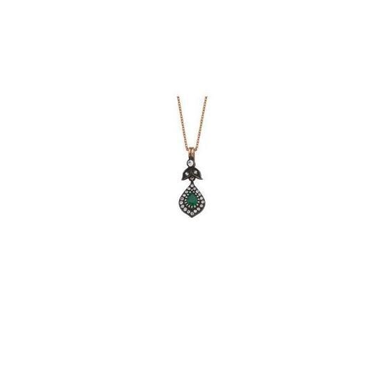 Altınbaş P376395 Elmas Zümrüt Kolye