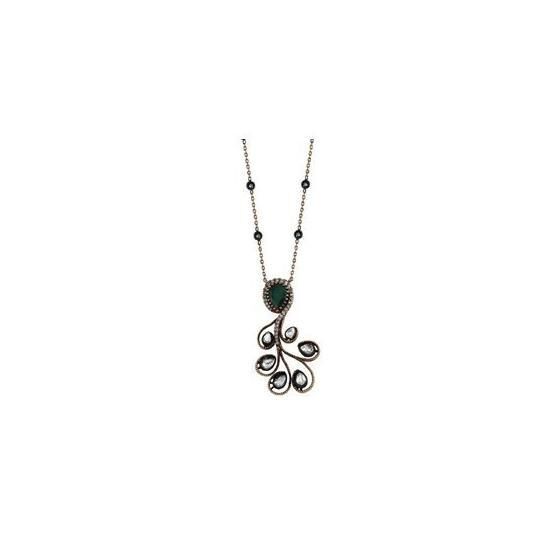 Altınbaş P376395 Elmas Zümrüt Kolye