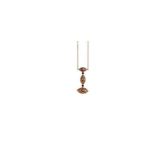 Altınbaş PINS066 Elmas Safir Kolye