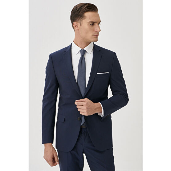 ALTINYILDIZ CLASSICS Erkek Lacivert Slim Fit Dar Kesim Mono Yaka Takım Elbise 50-6 Drop Beden Erkek Takım Elbise Fiyatı
